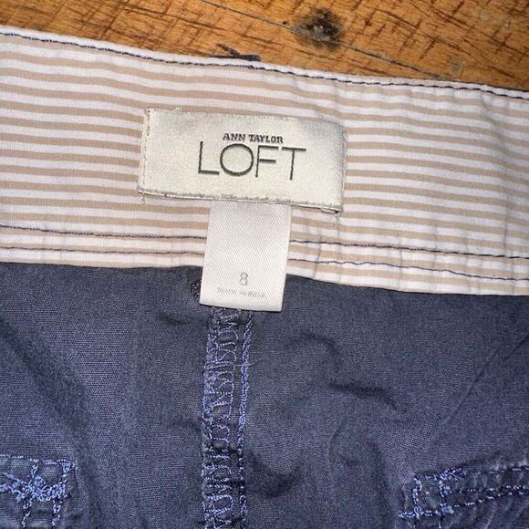 Ann Taylor Loft relaxed Y2K cargo size 8 mini skirt - Picture 2 of 3